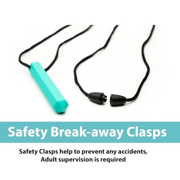 Set Of 3 Chew Chew Sensory Necklaces – Biting, Thumb Sucking, Smoking, Over Eat - Picture 4 of 10